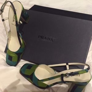 Prada sling backs.  Size 38.5